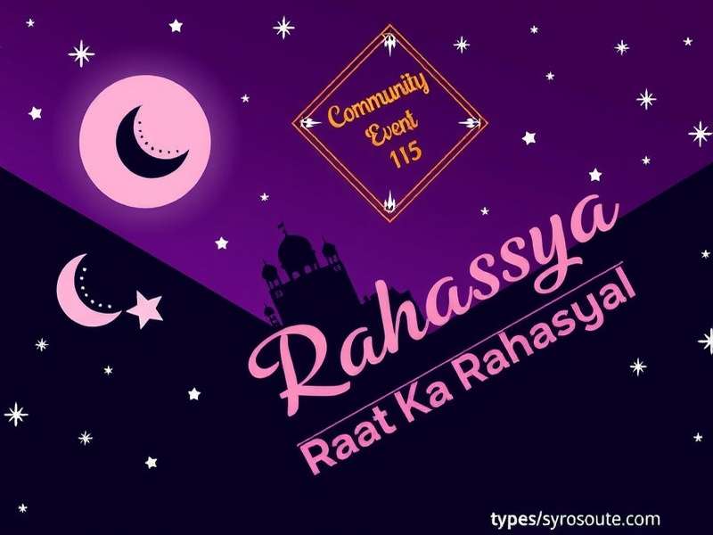 Raat Ka Rahasya Community Event Raat Ka Rahasya Community Event